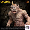 X-PLUS PLEX Studio – Ray Harryhausen series 23cm Ray Harryhausen Series Cyclops Model Kit White Film 411-200363CP (Lice