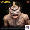 X-PLUS PLEX Studio – Ray Harryhausen series 23cm Ray Harryhausen Series Cyclops Model Kit White Film 411-200363CP (Lice