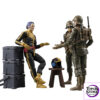 MegaHouse – G.M.G. COLLECTION 13 Mobile Suit Gundam Principality of Zeon Army Black Tri-Stars Gaia X Ortega X Mash Norm