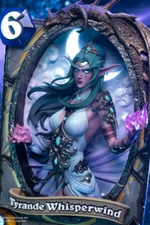 HEX Collectibles – Blizzard Hearthstone X Tyrande Whisperwind Art Statue HEXFRAME03 (Licensed) - Photo 2 | TopGKStore