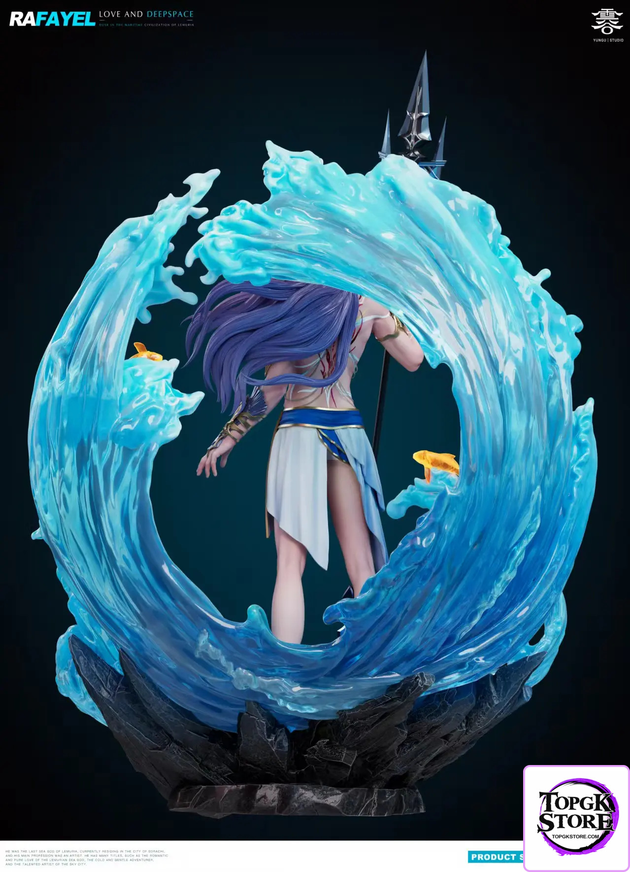 Yun Gu Studio – Love and Deepspace 1/6 Statue Mermaid Rafayel - Photo 14 | TopGKStore