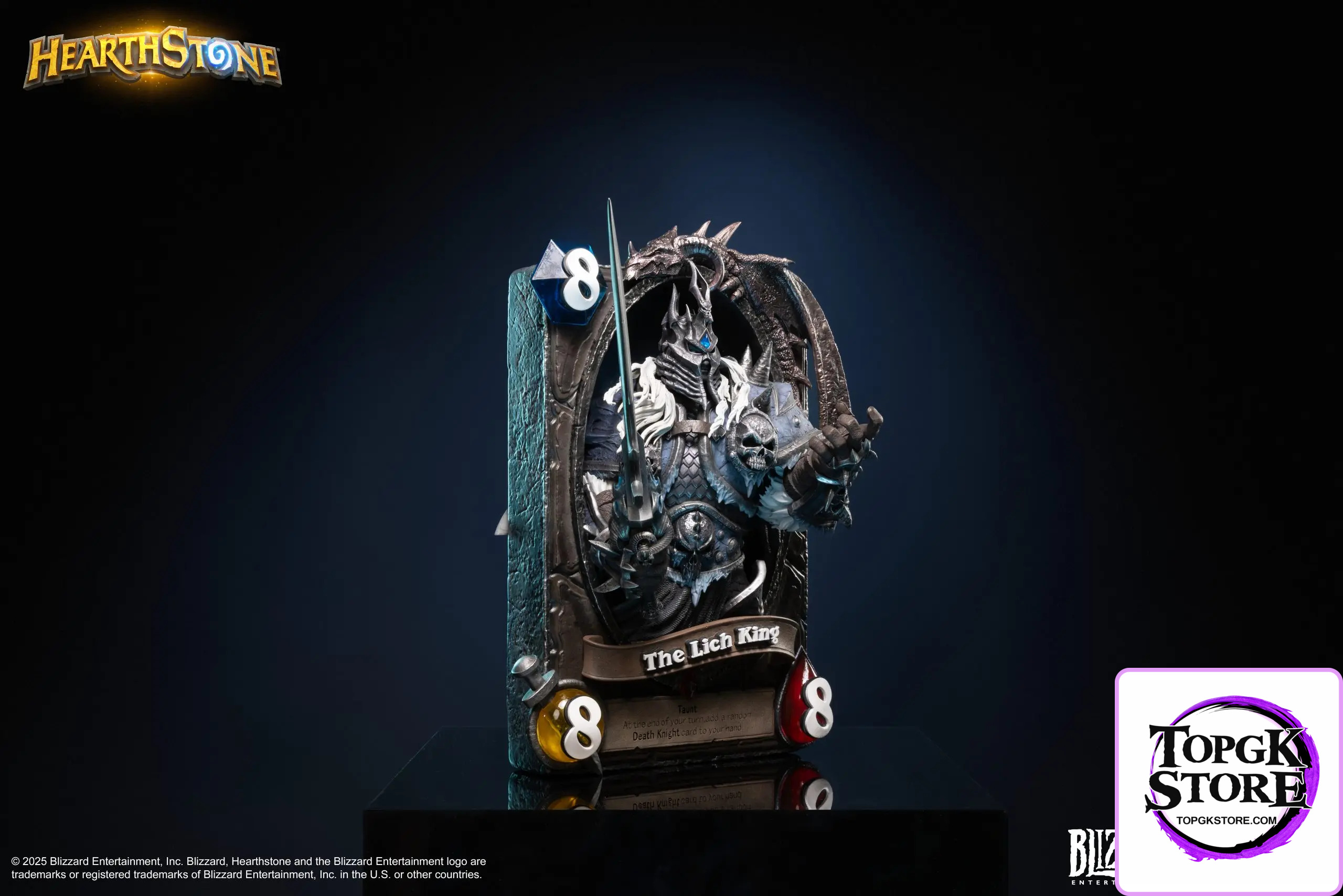 HEX Collectibles – Blizzard Official Licensed Hearthstone Lich King Card Art Statue HEXFRAME04 (Licensed) - Photo 3 | T