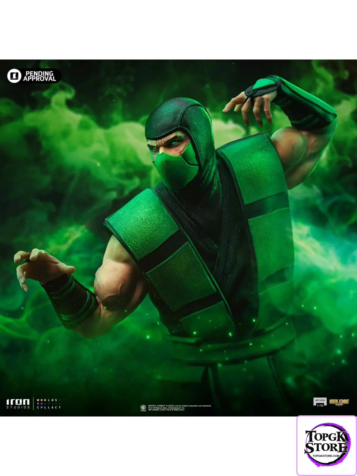 Iron Studio – Mortal Kombat Art Scale 1/10 Statue Reptile (Licensed) - Photo 1 | TopGKStore