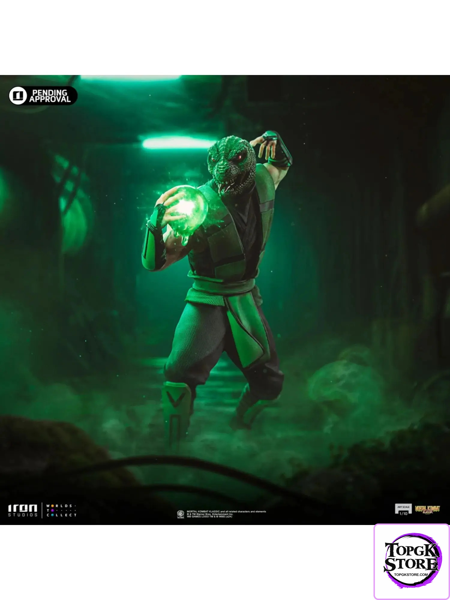 Iron Studio – Mortal Kombat Art Scale 1/10 Statue Reptile (Licensed) - Photo 2 | TopGKStore