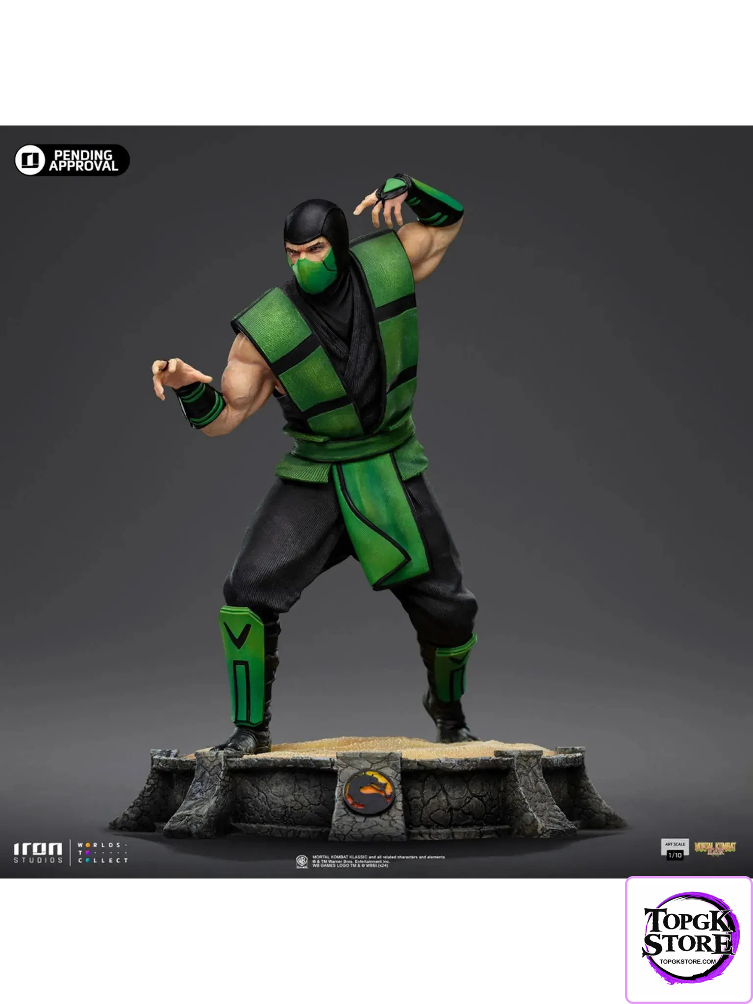 Iron Studio – Mortal Kombat Art Scale 1/10 Statue Reptile (Licensed) - Photo 4 | TopGKStore