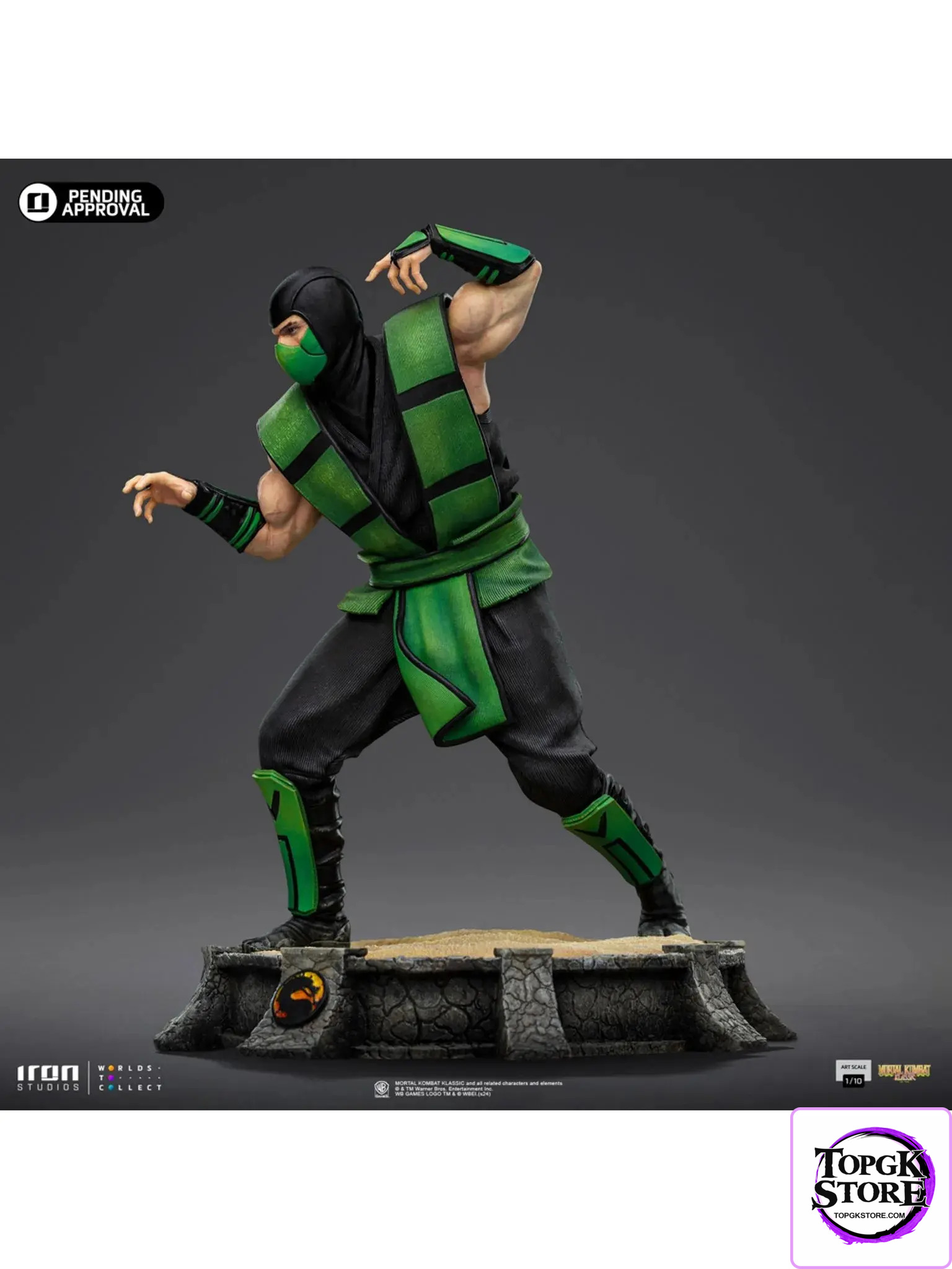 Iron Studio – Mortal Kombat Art Scale 1/10 Statue Reptile (Licensed) - Photo 6 | TopGKStore
