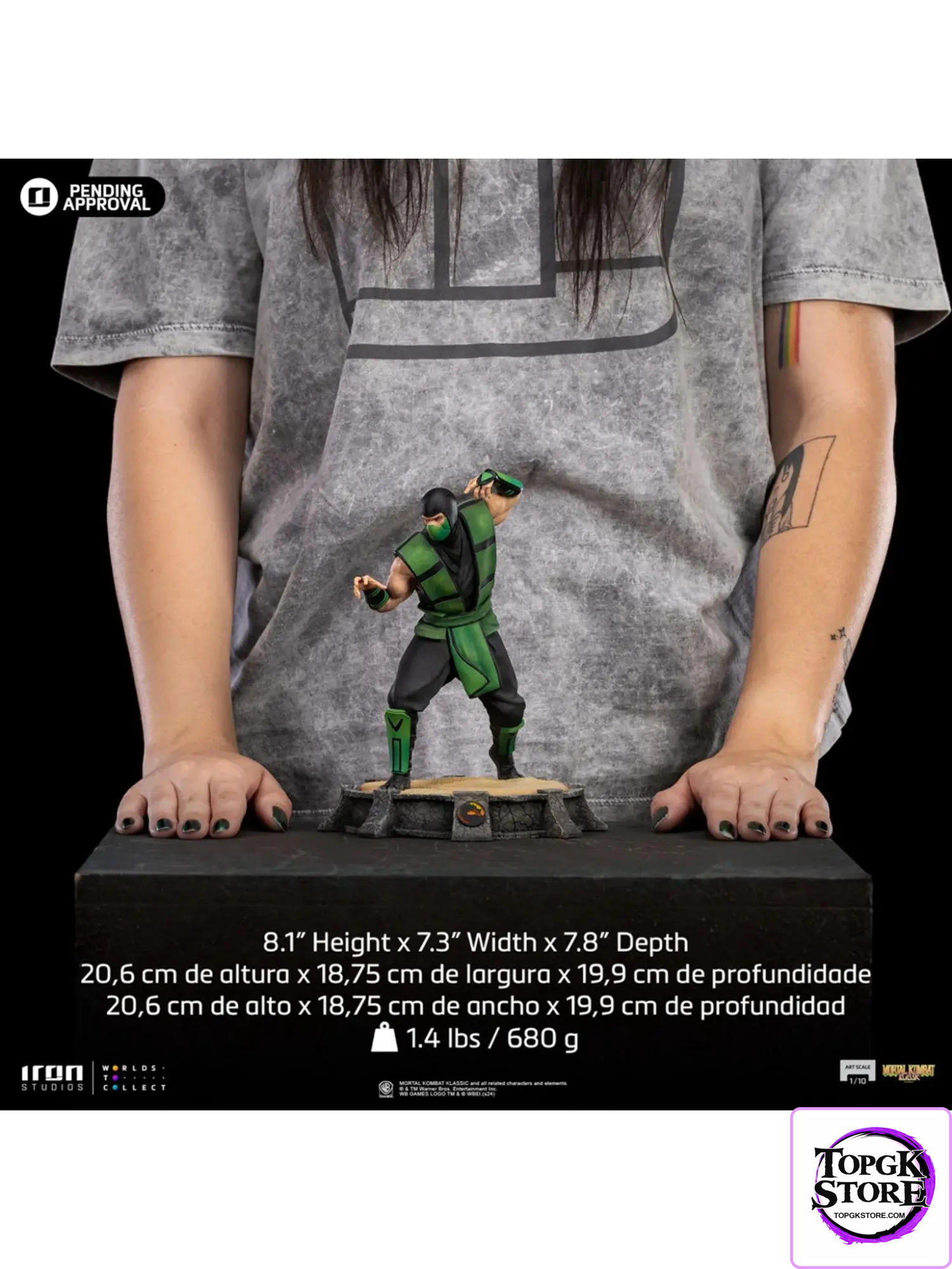 Iron Studio – Mortal Kombat Art Scale 1/10 Statue Reptile (Licensed) - Photo 14 | TopGKStore
