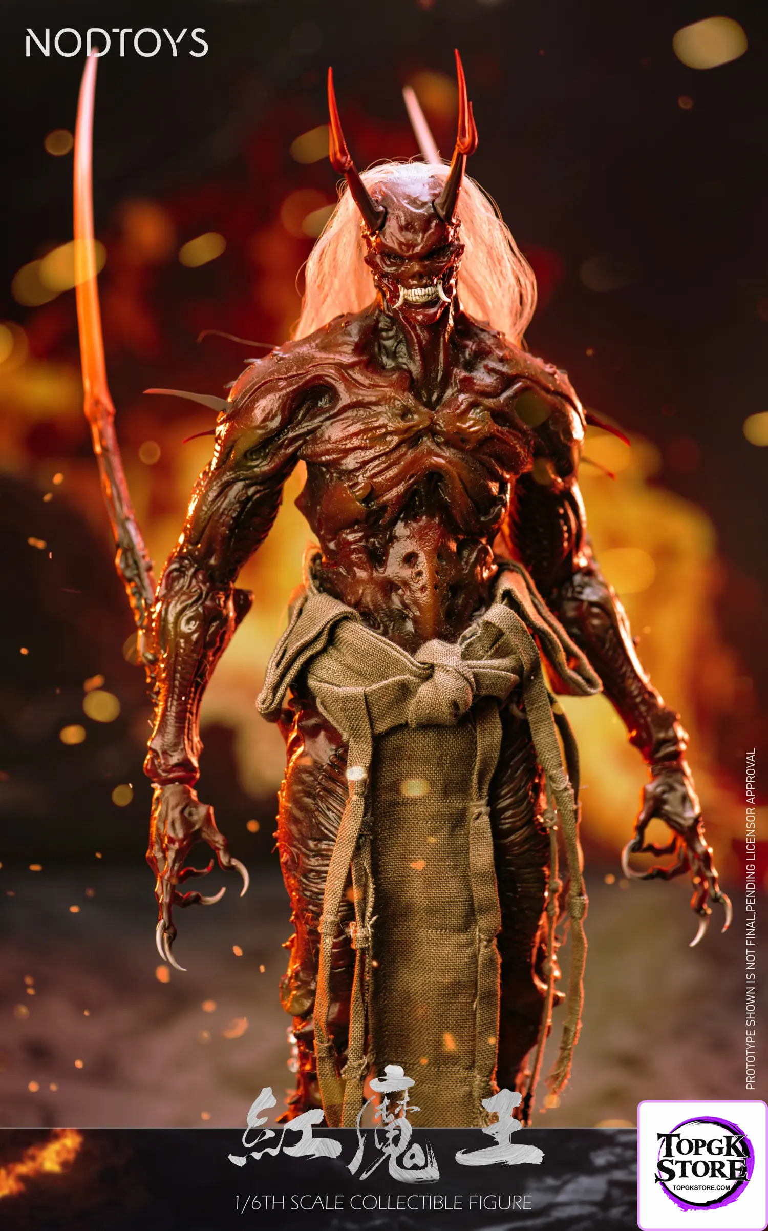 NODTOYS – Black Myth Wukong NOD-N02:1/6 Silicone Mobile Doll Red Demon King (Licensed) - Photo 1 | TopGKStore