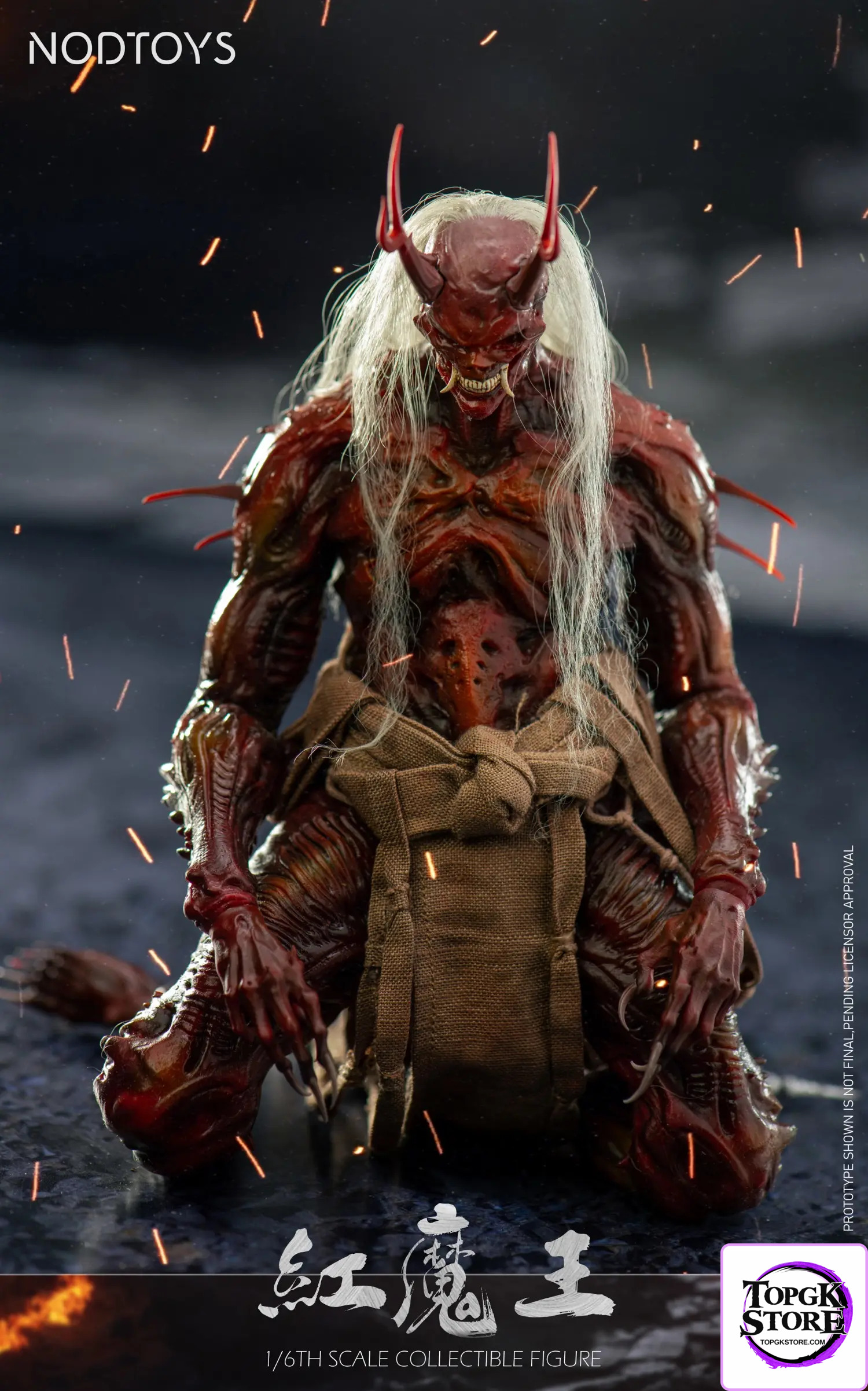 NODTOYS – Black Myth Wukong NOD-N02:1/6 Silicone Mobile Doll Red Demon King (Licensed) - Photo 3 | TopGKStore