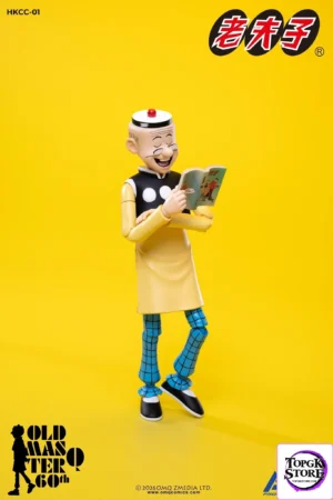 AINT Production - 1/12 Scale Old Master Q 60th Anniversary Edition Action Figure HKCC-01 (Licensed)