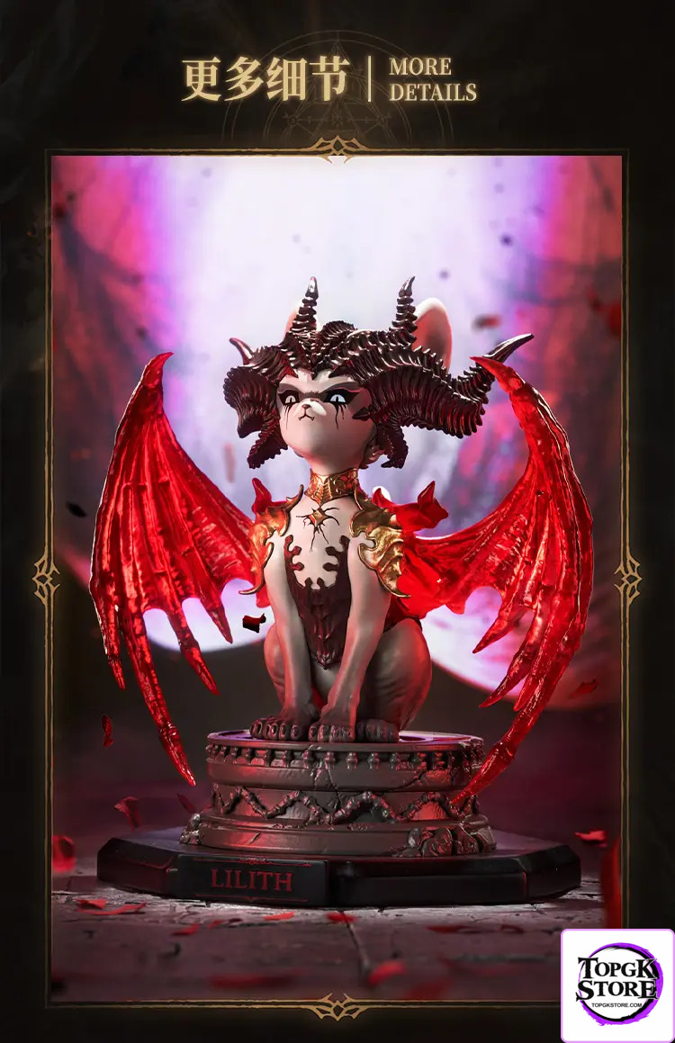 BLIZZARD ENTERTAINMENT – Diablo Lilith Meow Light-Up Collectible Figure BLZ007 (Licensed) - Photo 10 | TopGKStore