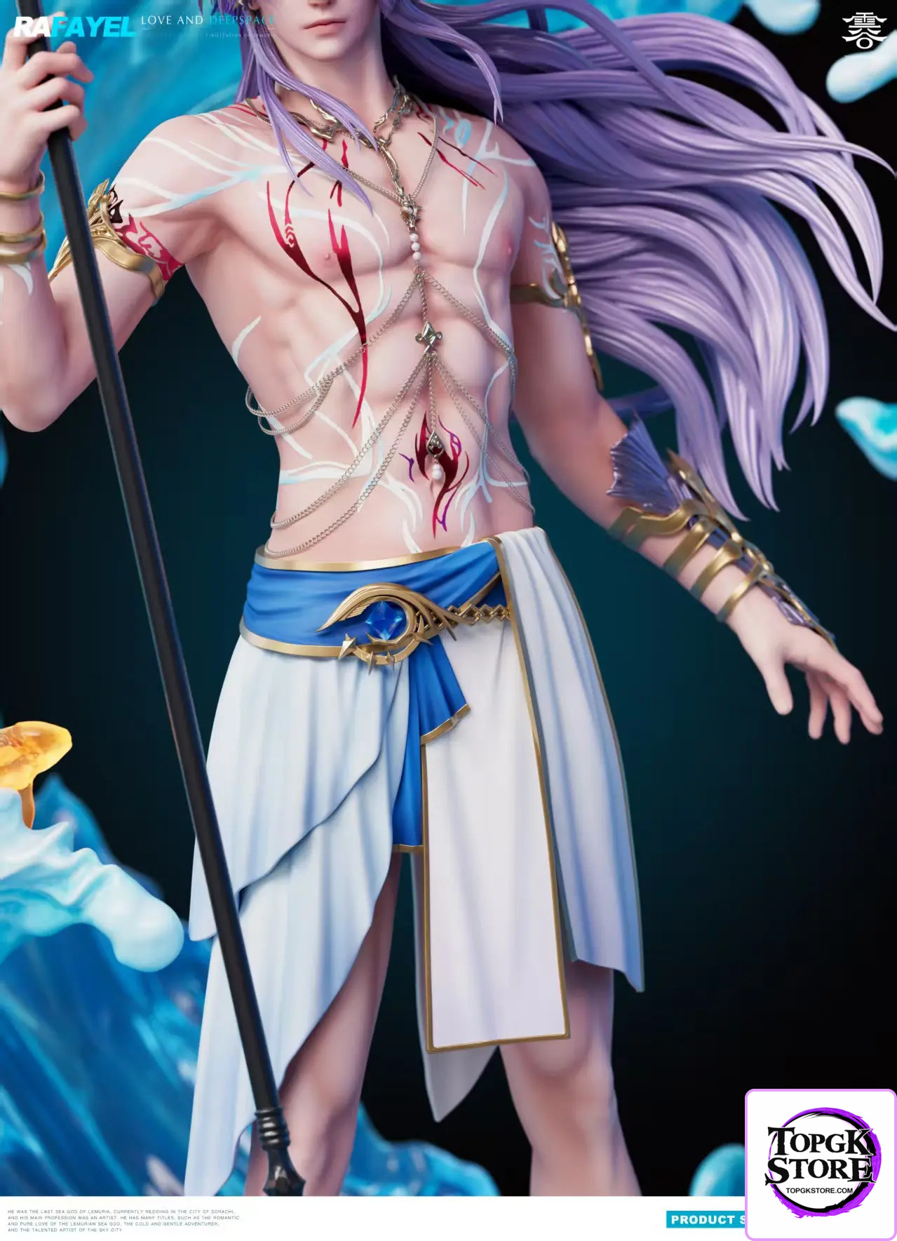 Yun Gu Studio – Love and Deepspace 1/6 Statue Mermaid Rafayel - Photo 15 | TopGKStore