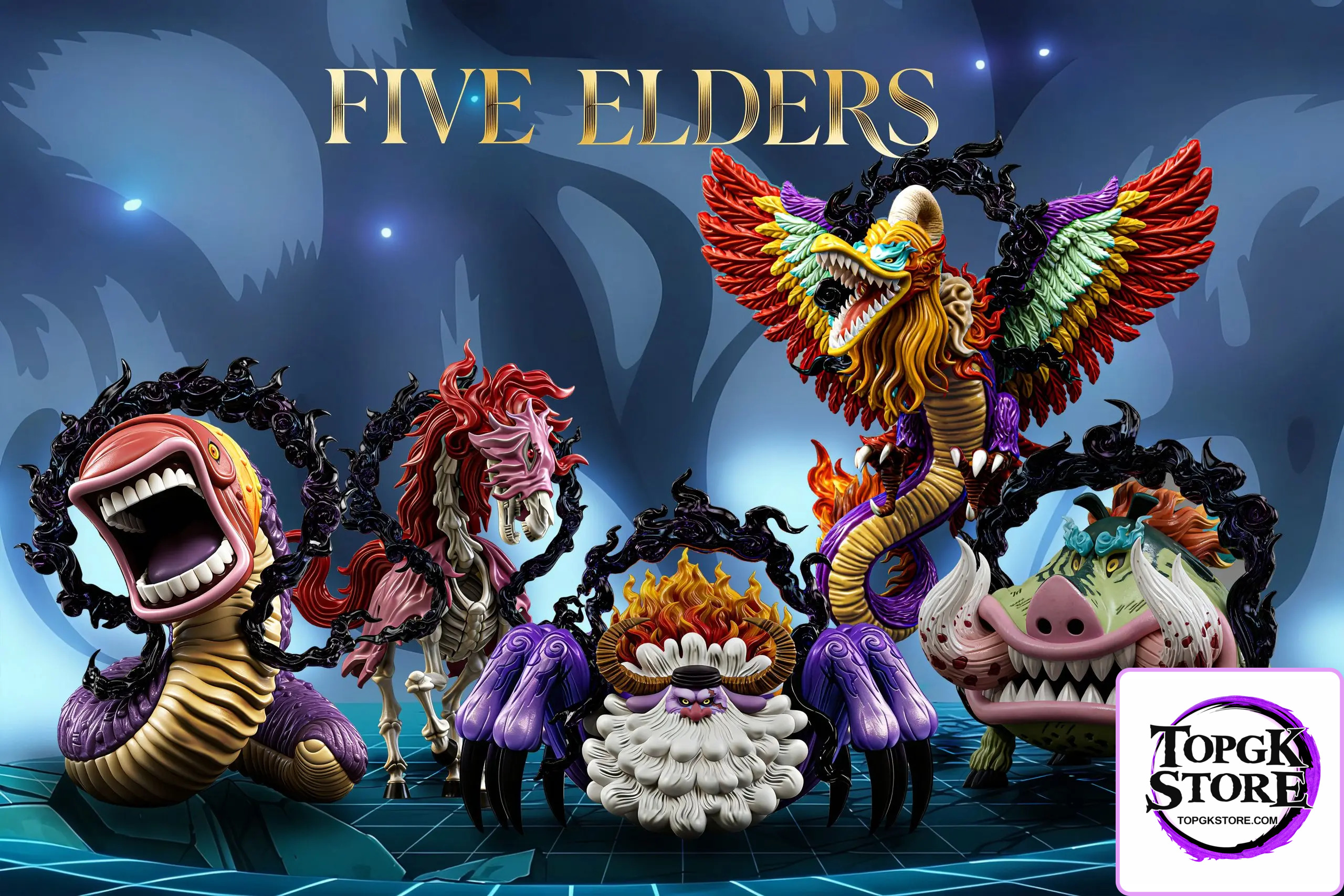 TOY Studio – Five Elders in their beast forms One Piece - Photo 1 | TopGKStore