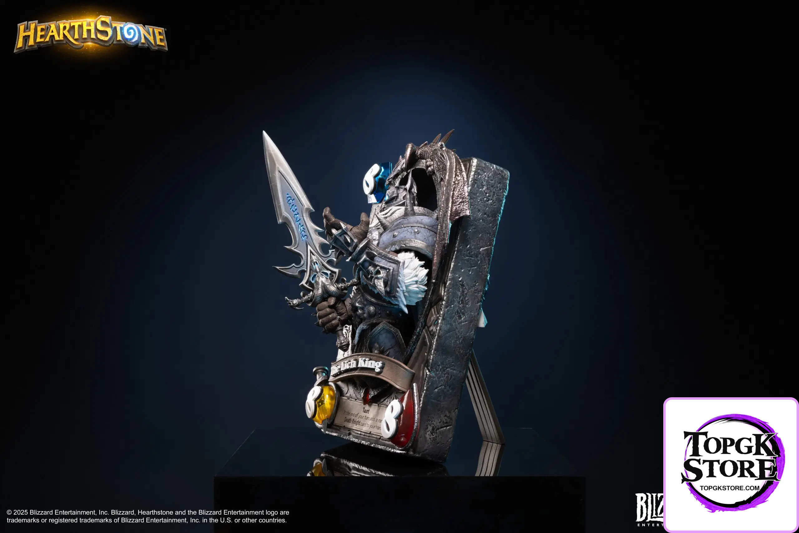 HEX Collectibles – Blizzard Official Licensed Hearthstone Lich King Card Art Statue HEXFRAME04 (Licensed) - Photo 4 | T