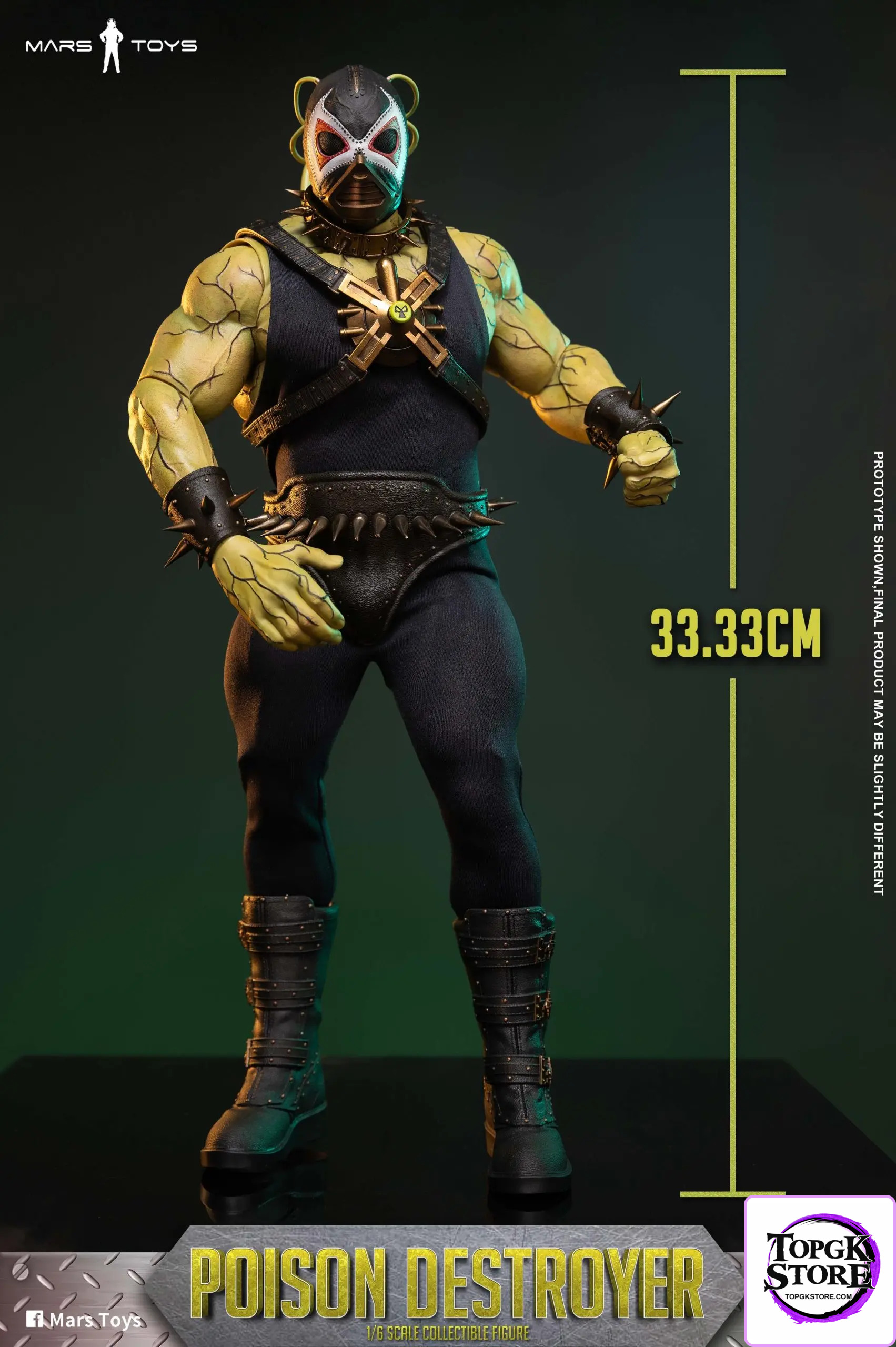 Mars Toys – DC Batman 1/6 Poison King Destroyer Action Figure MAT026 A/B - Photo 2 | TopGKStore