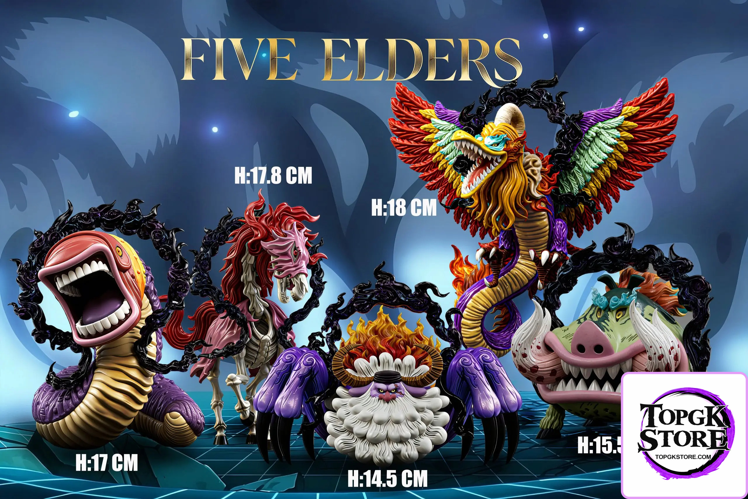 TOY Studio – Five Elders in their beast forms One Piece - Photo 13 | TopGKStore