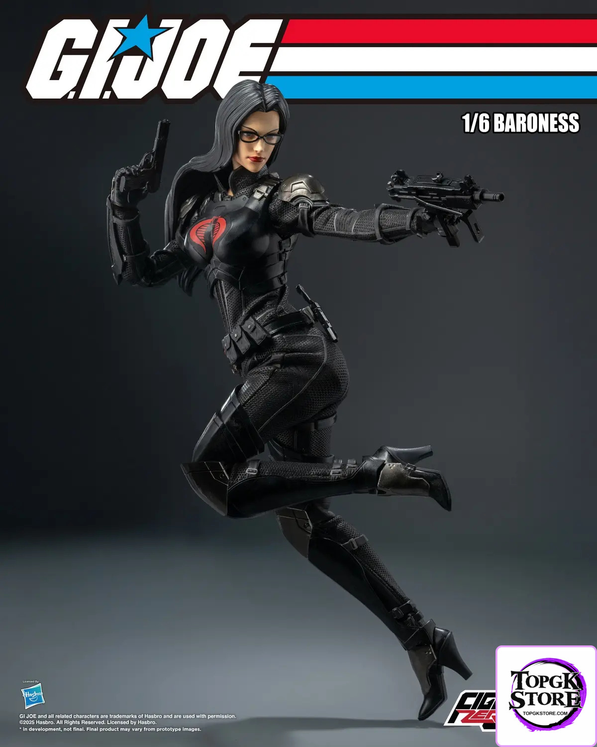 Threezero – G.I. Joe FigZero 1/6 Baroness 3Z03500W0 (Licensed) - Photo 8 | TopGKStore