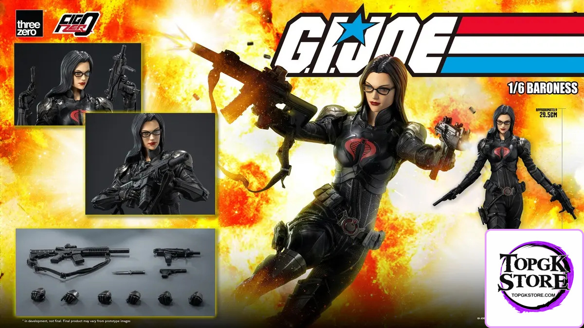 Threezero – G.I. Joe FigZero 1/6 Baroness 3Z03500W0 (Licensed) - Photo 1 | TopGKStore