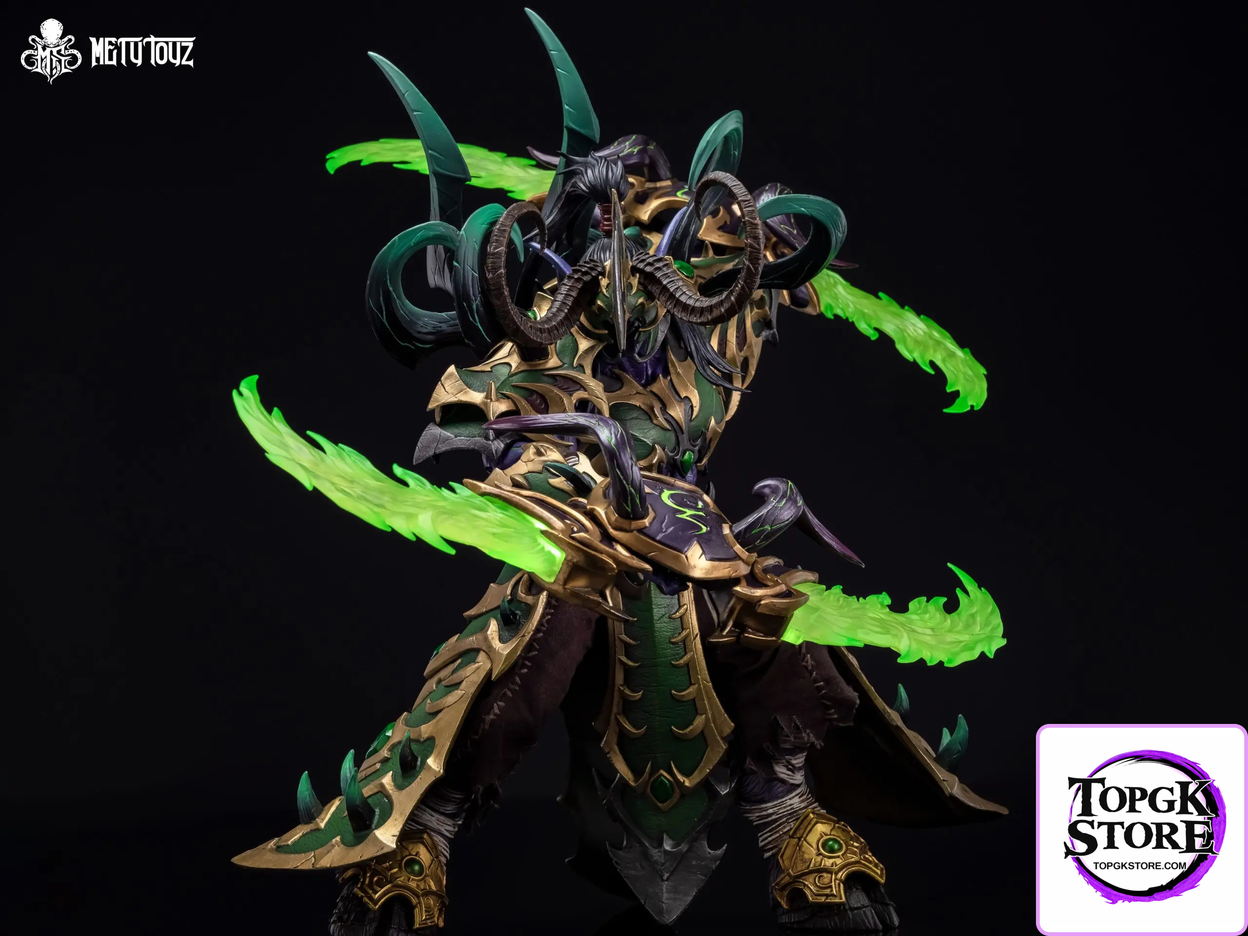 METYTOYZ – World of Warcraft Illidan Stormrage WF2025 Exclusive Demon Hunter Emperor Armor Edition Action Figure - Phot