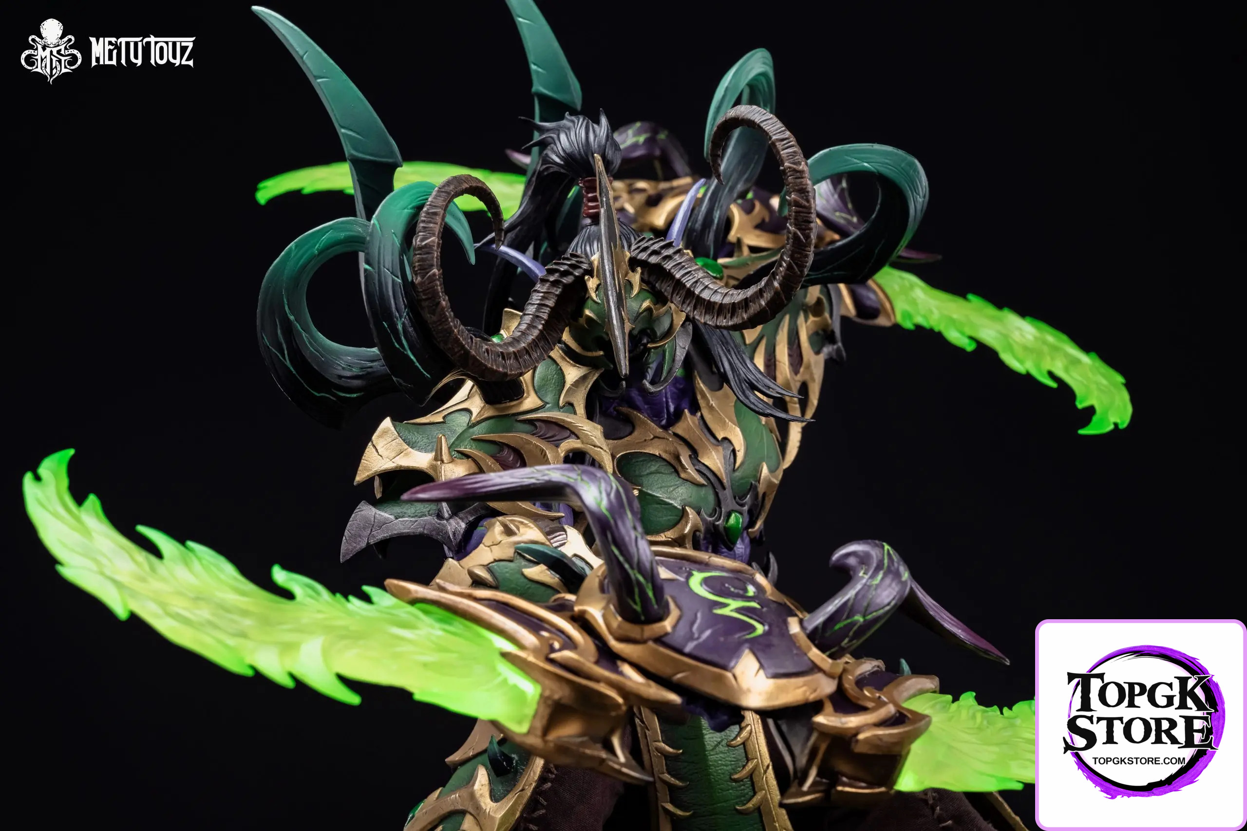 METYTOYZ – World of Warcraft Illidan Stormrage WF2025 Exclusive Demon Hunter Emperor Armor Edition Action Figure - Phot