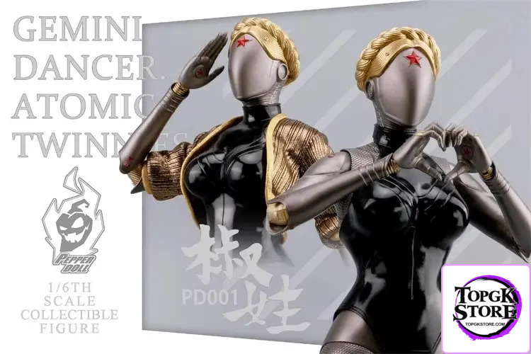Pepper Doll – Original 1/6 Mechanical Maid Double Set Action Figure PD001 - Photo 2 | TopGKStore