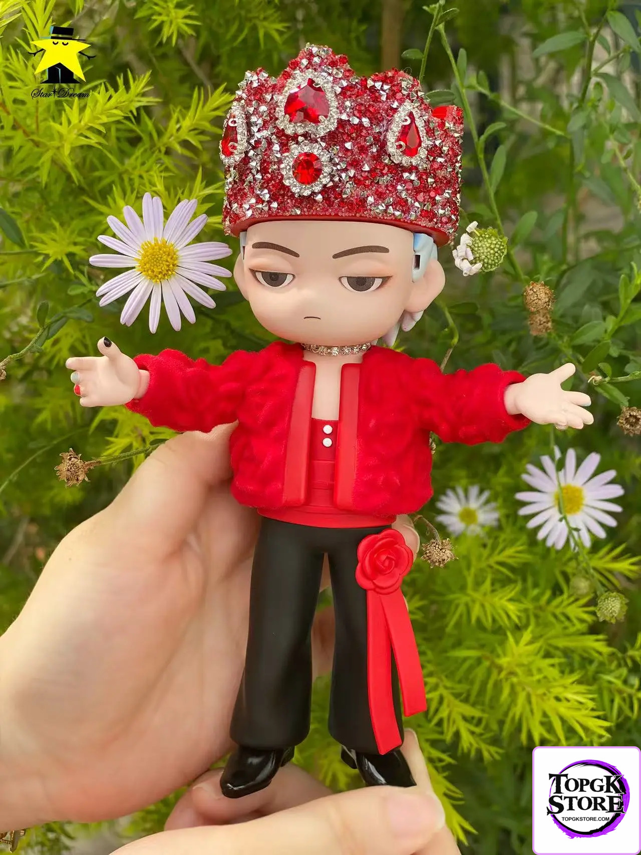 Star Dream Studio – G-Dragon Red Rose Flocking - Photo 1 | TopGKStore
