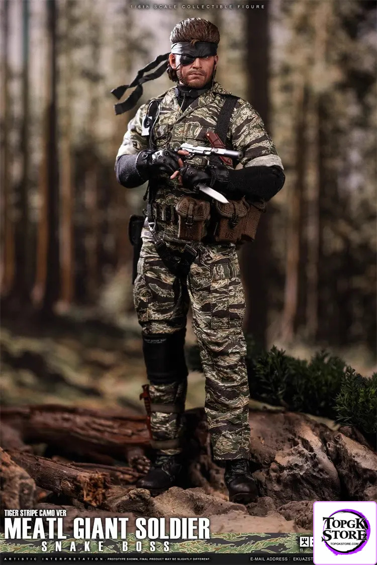 EKUAZ – MEATL GIANT SOLDIER 1/6 SNAKE BOSS EKS010 EKS011 (Licensed) - Photo 11 | TopGKStore