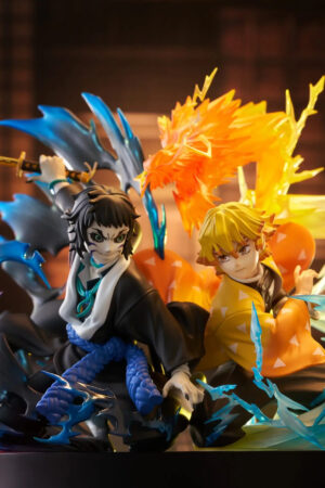 Aniplex – Demon Slayer: Kimetsu no Yaiba Zenitsu Agatsuma X Kaigaku NON Scale Figure (Licensed) - Photo 1 | TopGKStore