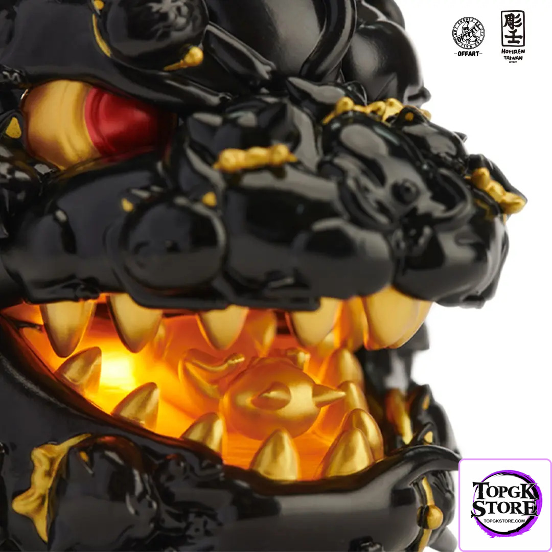 OFFART & A Ren – OFFART X Horiren Red Flame Hundred Cats Mini – Black Gold Bust (Licensed) - Photo 14 | TopGK
