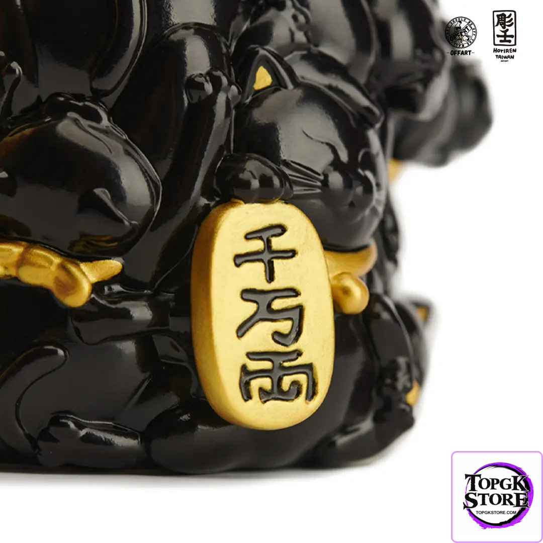 OFFART & A Ren – OFFART X Horiren Red Flame Hundred Cats Mini – Black Gold Bust (Licensed) - Photo 23 | TopGK