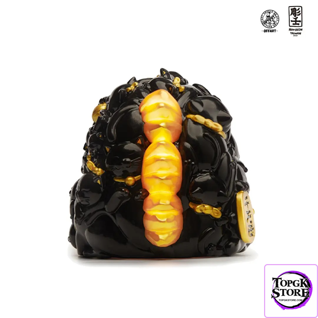 OFFART & A Ren – OFFART X Horiren Red Flame Hundred Cats Mini – Black Gold Bust (Licensed) - Photo 21 | TopGK