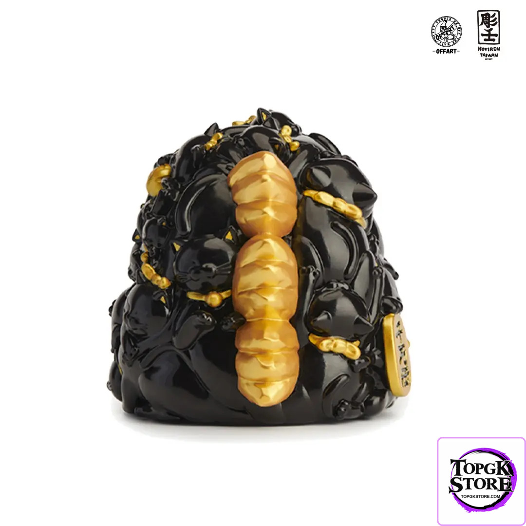 OFFART & A Ren – OFFART X Horiren Red Flame Hundred Cats Mini – Black Gold Bust (Licensed) - Photo 19 | TopGK