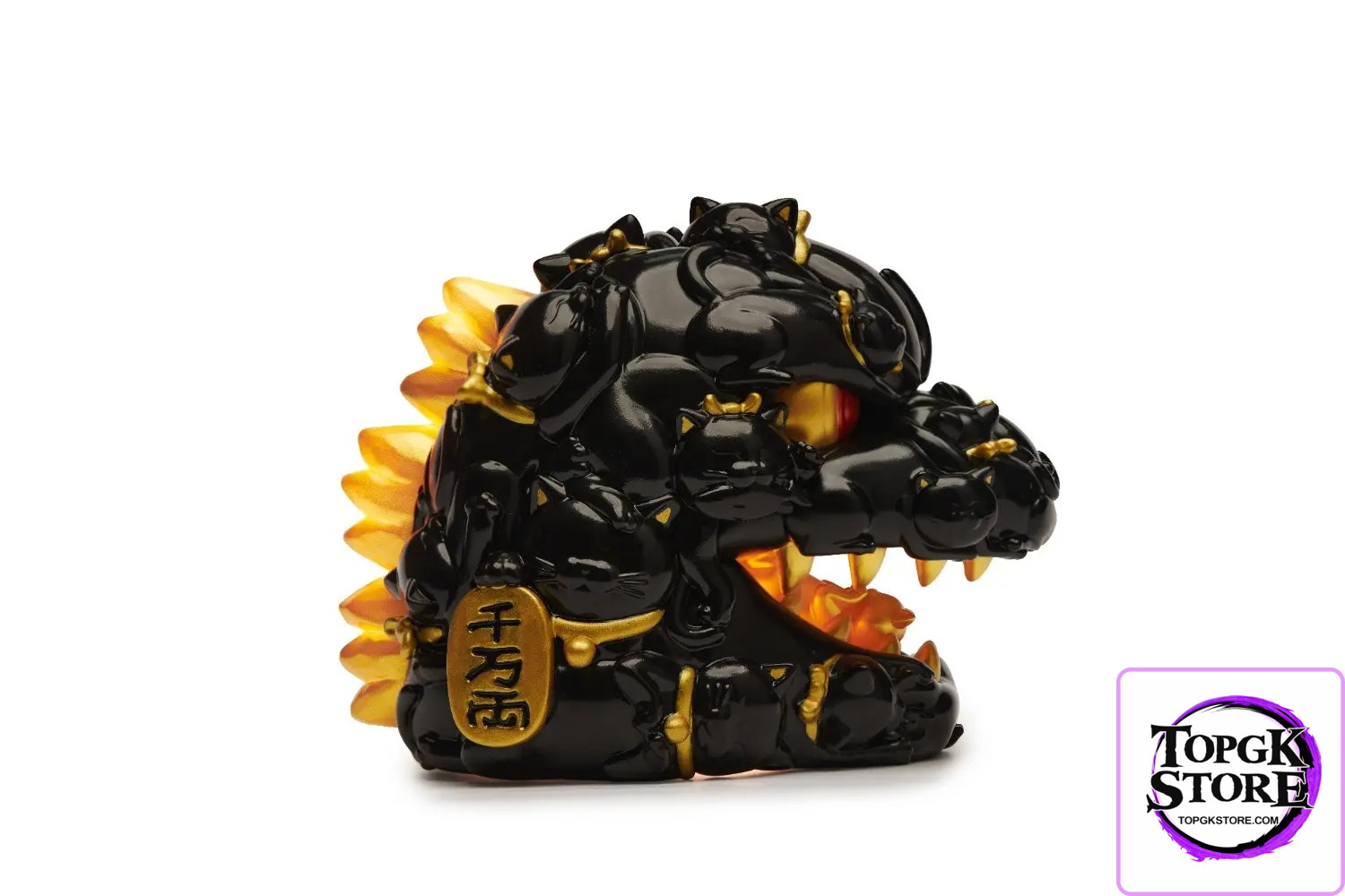 OFFART & A Ren – OFFART X Horiren Red Flame Hundred Cats Mini – Black Gold Bust (Licensed) - Photo 18 | TopGK