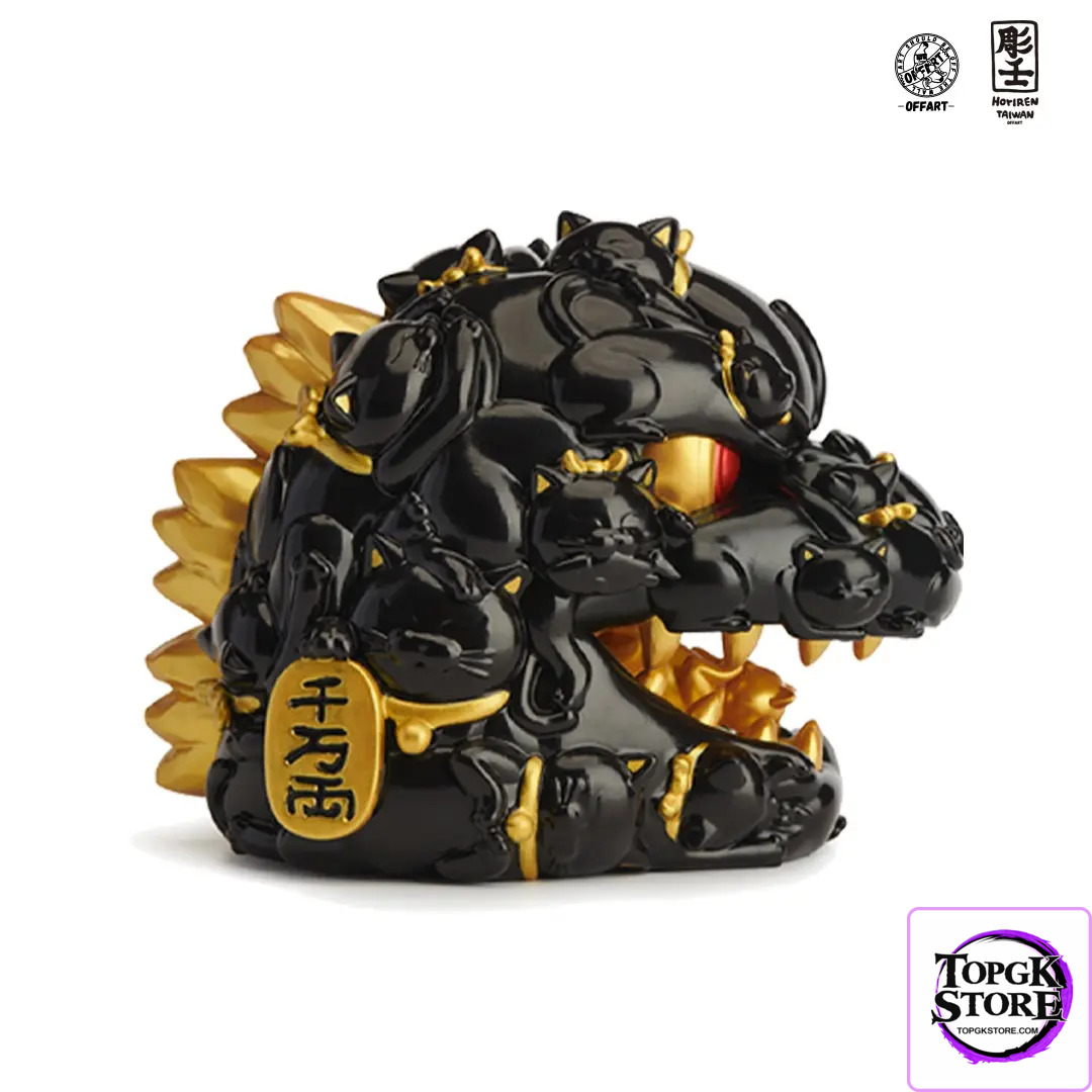 OFFART & A Ren – OFFART X Horiren Red Flame Hundred Cats Mini – Black Gold Bust (Licensed) - Photo 17 | TopGK