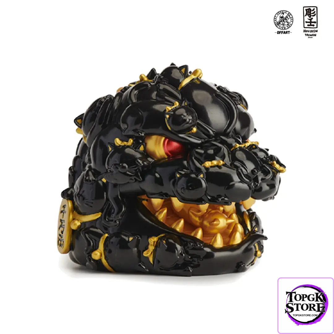 OFFART & A Ren – OFFART X Horiren Red Flame Hundred Cats Mini – Black Gold Bust (Licensed) - Photo 16 | TopGK