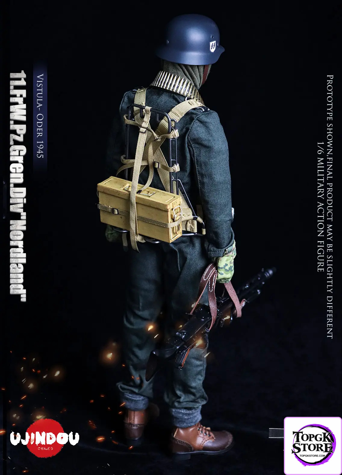 UJINDOU – 1/6 WWII 11. FrW. Pz. Gren. Div “Nordland”, Vistula – Oder 1945 UD9051 (Licensed) - Photo 8