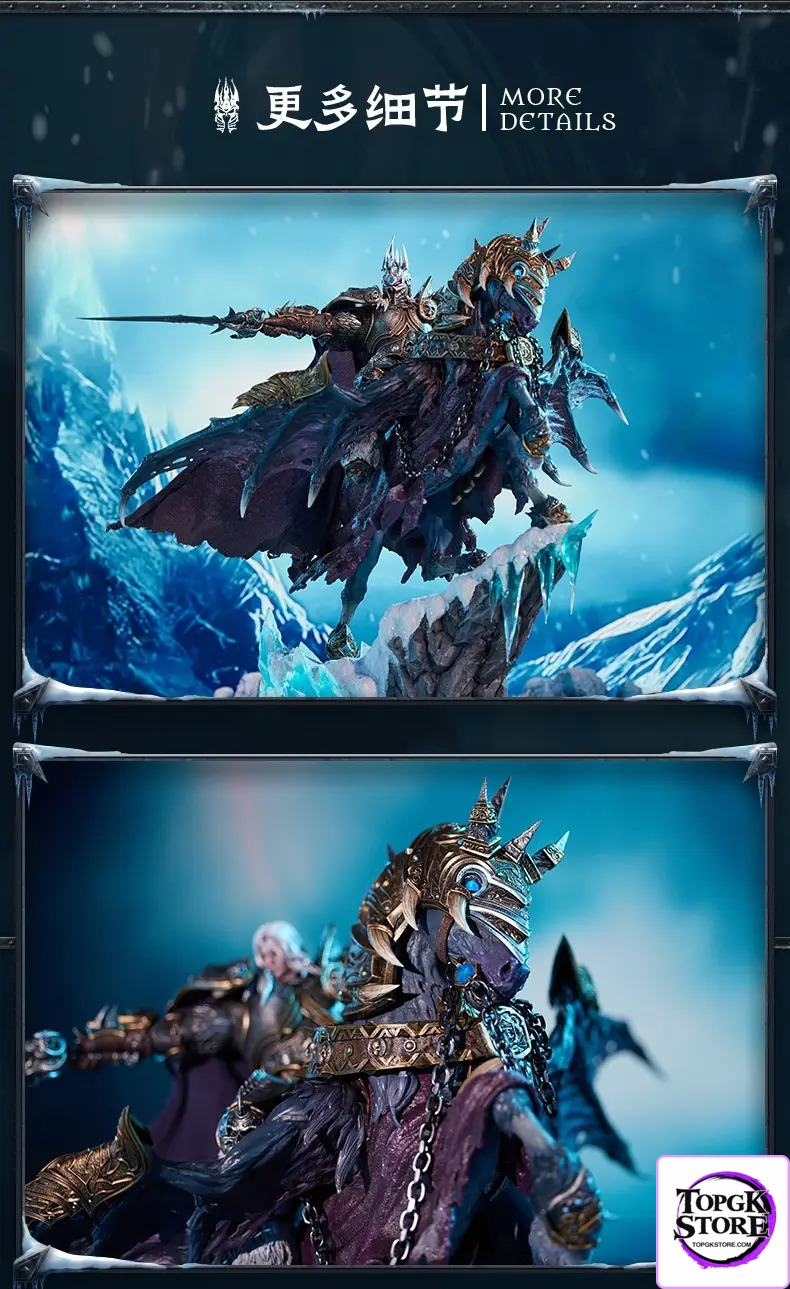Blizzard Entertainment – World of Warcraft Lich King & Invincible Statue BLZ009 (Licensed) - Photo 5 | TopGKStore