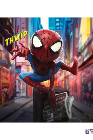 Iron Studio – Marvel MiniCo Series Spider-Man & Splinter & Apollo 11 Astronaut & Captain America (Licensed)