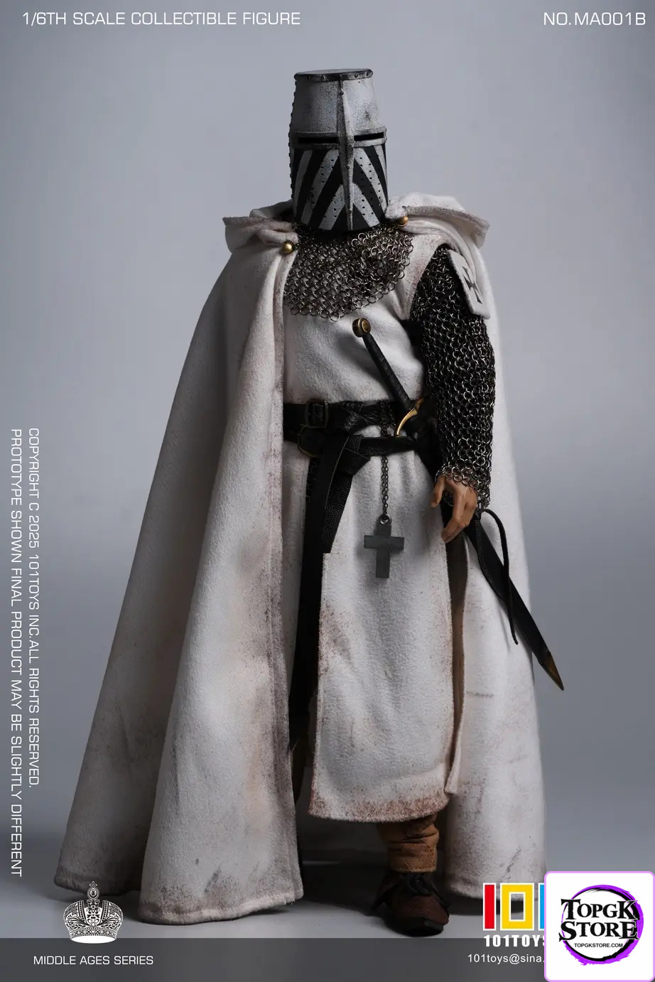 101TOYS & PP STUDIO – 1/6 Medieval Teutonic Commander Teutonic Knights Middle Ages Teutonic Grand Commandant MA001A