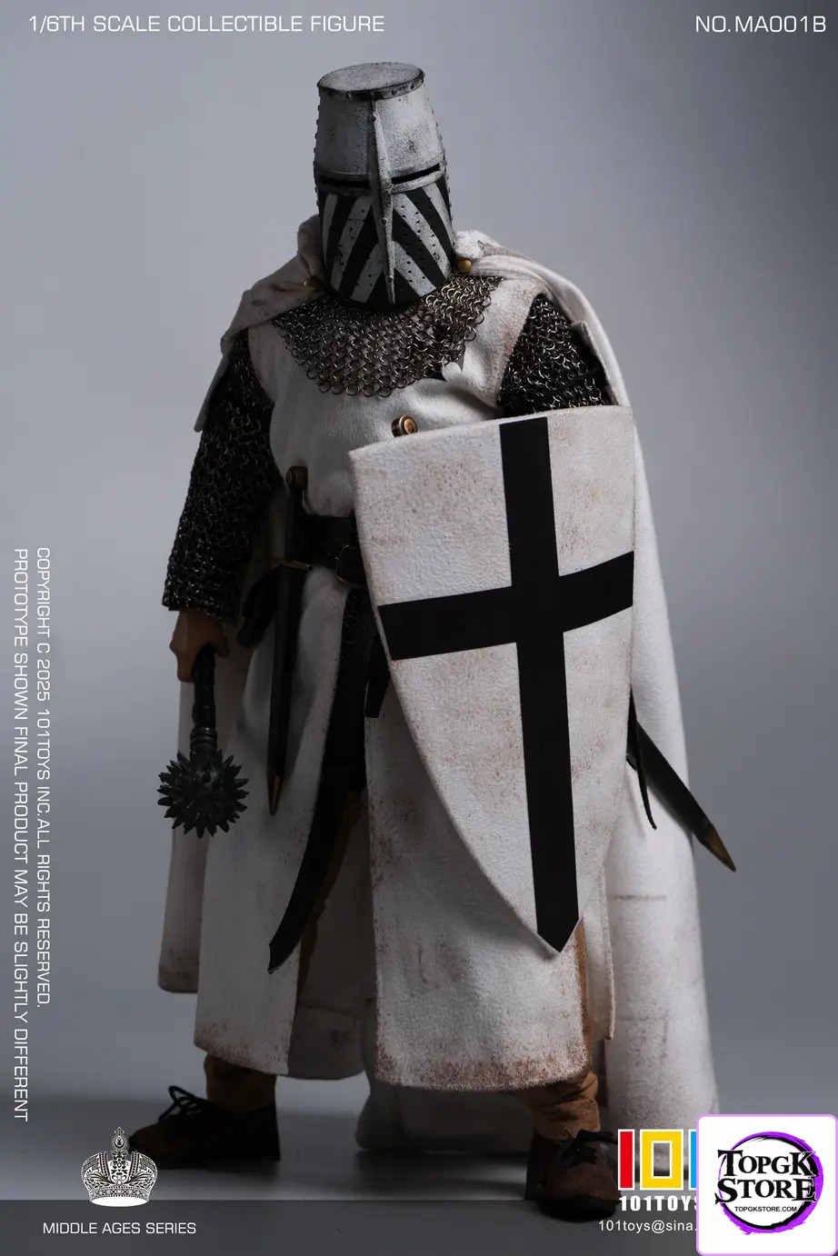 101TOYS & PP STUDIO – 1/6 Medieval Teutonic Commander Teutonic Knights Middle Ages Teutonic Grand Commandant MA001A