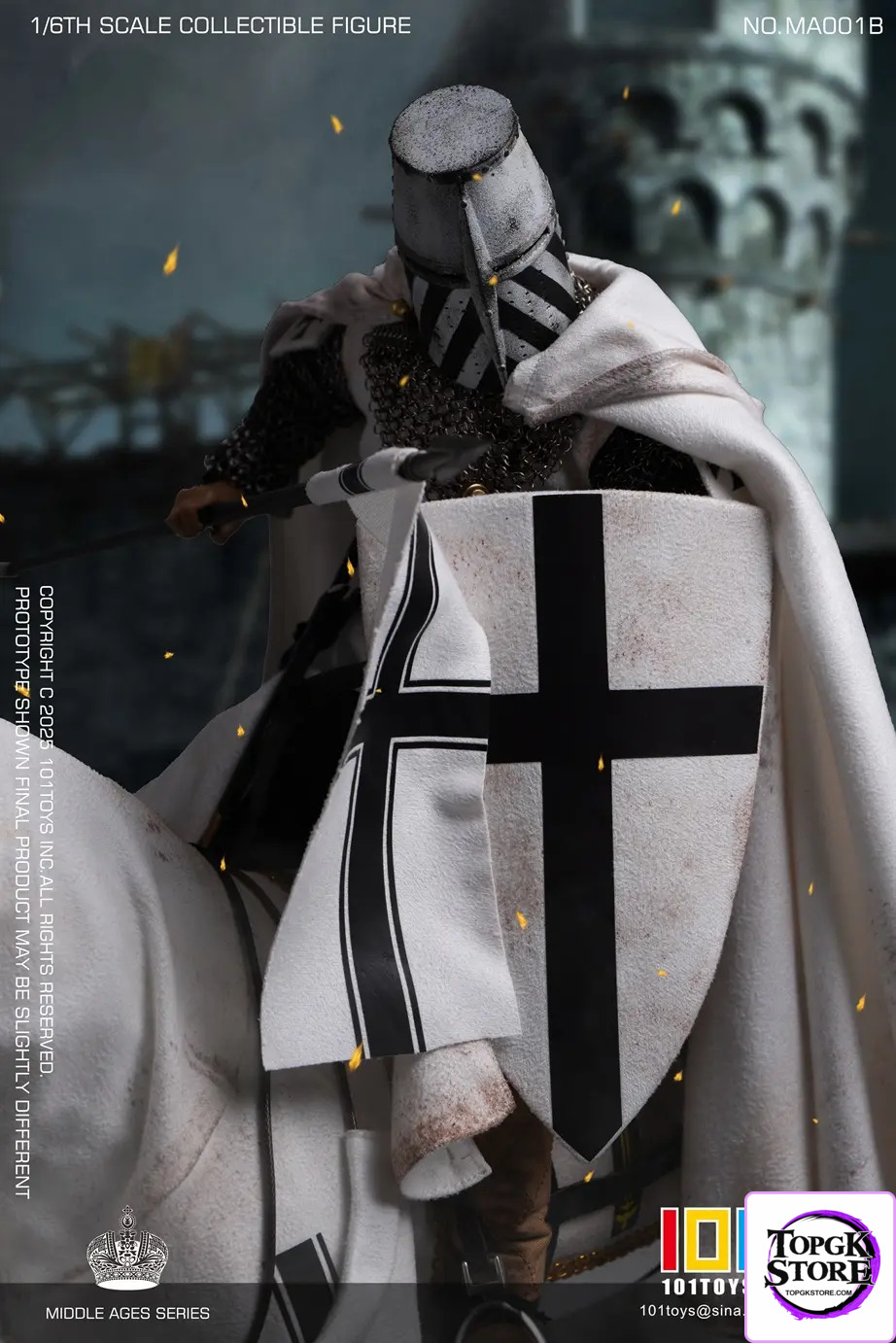 101TOYS & PP STUDIO – 1/6 Medieval Teutonic Commander Teutonic Knights Middle Ages Teutonic Grand Commandant MA001A