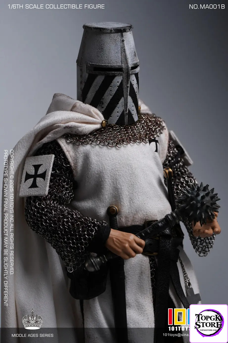 101TOYS & PP STUDIO – 1/6 Medieval Teutonic Commander Teutonic Knights Middle Ages Teutonic Grand Commandant MA001A