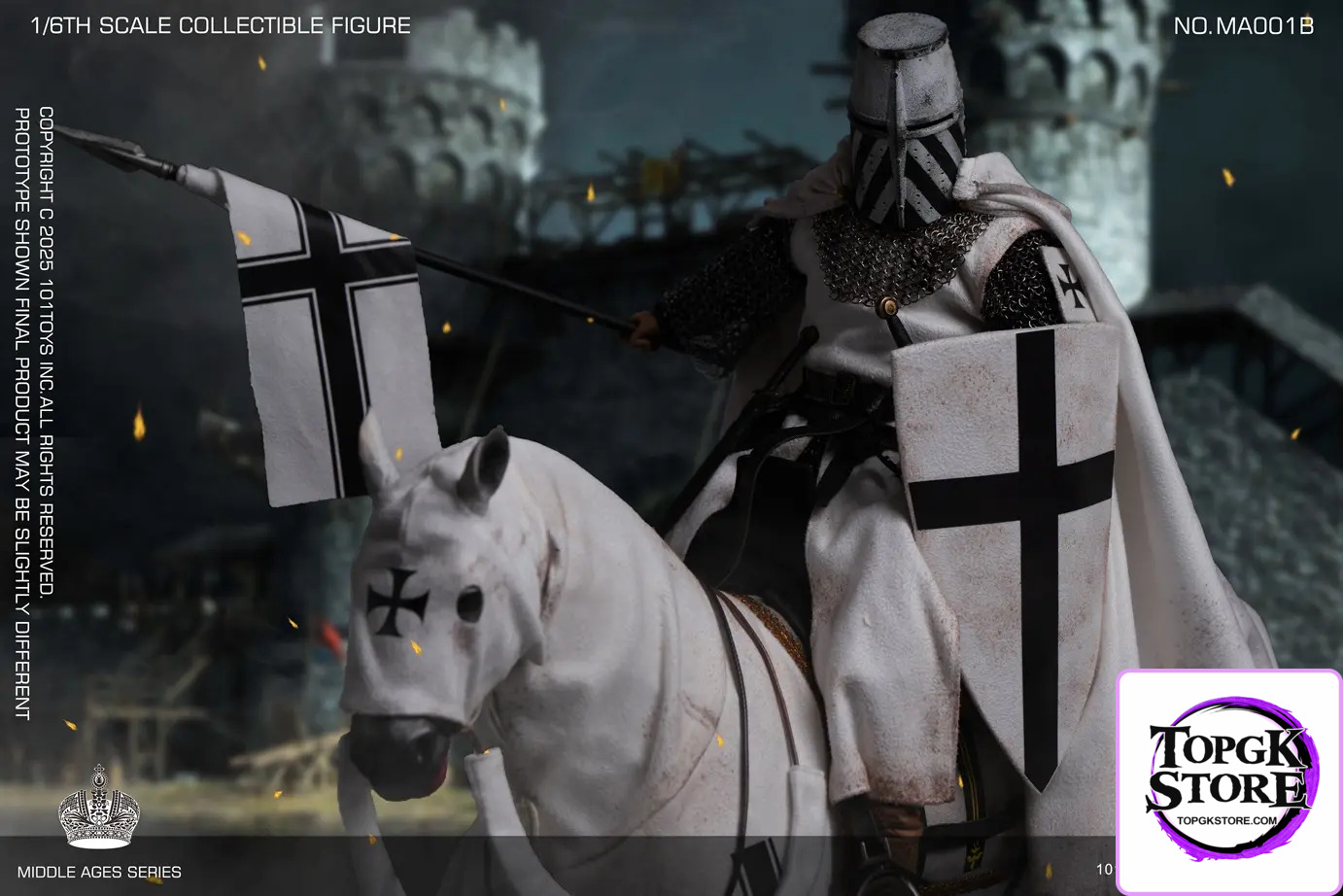 101TOYS & PP STUDIO – 1/6 Medieval Teutonic Commander Teutonic Knights Middle Ages Teutonic Grand Commandant MA001A
