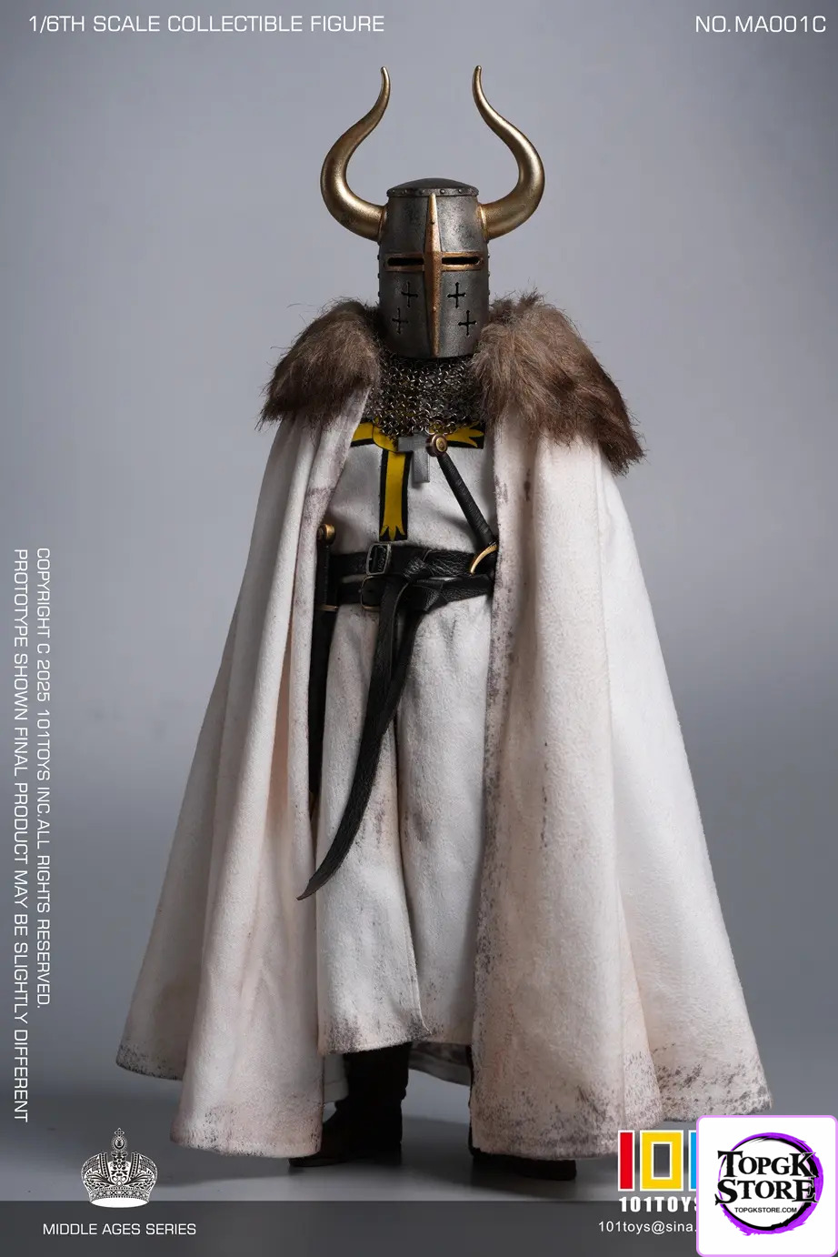 101TOYS & PP STUDIO – 1/6 Medieval Teutonic Commander Teutonic Knights Middle Ages Teutonic Grand Commandant MA001A