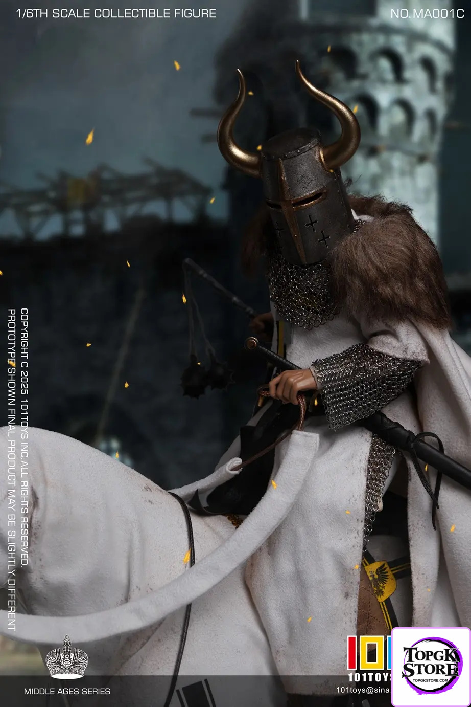 101TOYS & PP STUDIO – 1/6 Medieval Teutonic Commander Teutonic Knights Middle Ages Teutonic Grand Commandant MA001A