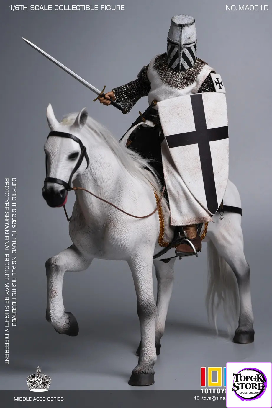 101TOYS & PP STUDIO – 1/6 Medieval Teutonic Commander Teutonic Knights Middle Ages Teutonic Grand Commandant MA001A