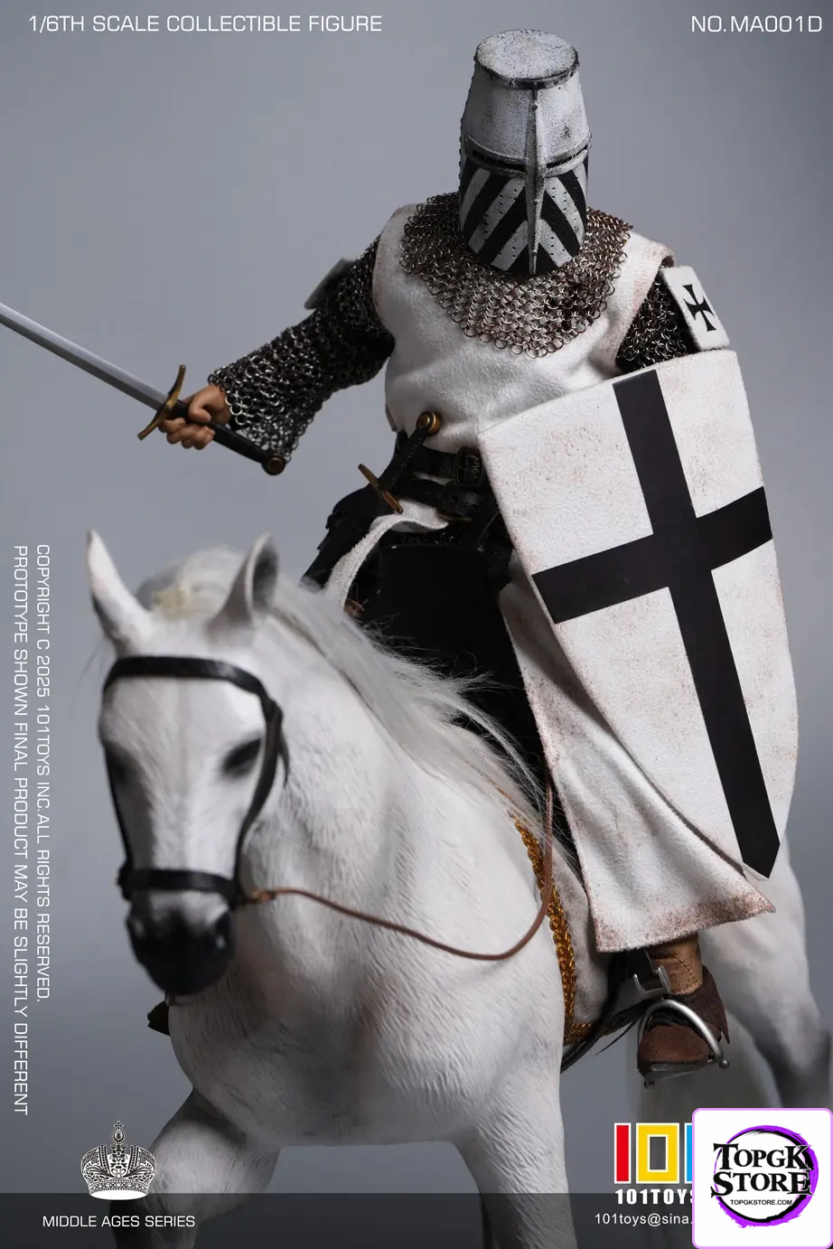 101TOYS & PP STUDIO – 1/6 Medieval Teutonic Commander Teutonic Knights Middle Ages Teutonic Grand Commandant MA001A