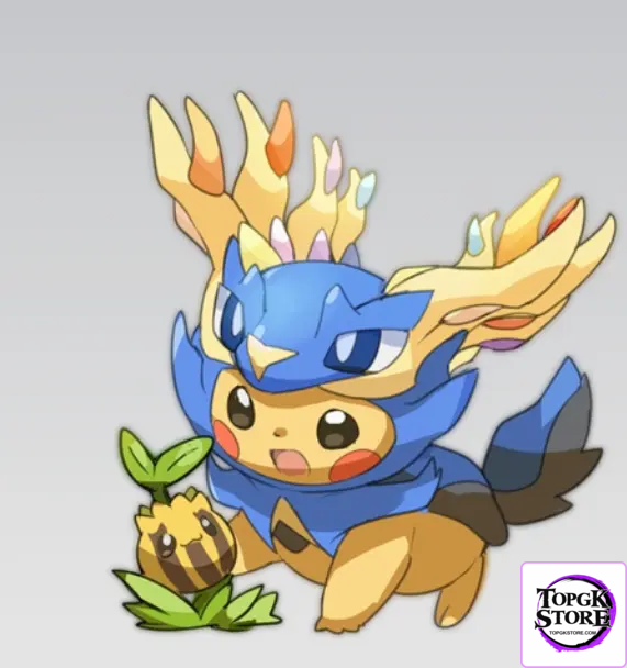 KiPi Studio – Pokémon Pikachu Transforms Final cos XYZ Legendary Trio Xerneas & Yveltal & Zygarde - Photo 1 | T