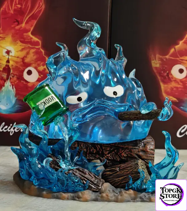 Long Miao Studio – Howl’s Moving Castle Drinking Calcifer - Photo 1 | TopGKStore