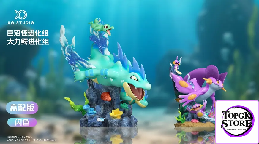 XO Studio – Pokémon 1/20 SCALE WORLD Feraligatr & Swampert Evolution Set - Photo 2 | TopGKStore